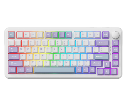 Klawiatura Ajazz AK820 MAX Magnetic switches Purple White RGB